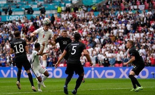 英格兰2-0德国晋级欧洲杯8强（英格兰20德国晋级欧洲杯8强全场回放）